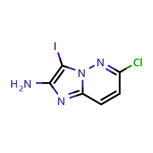 6-chloro-3-iodo-imidazo[1,2-b]pyridazin-2-amine