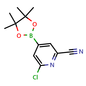 6-chloro-4-(4,4,5,5-tetramethyl-1,3,2-dioxaborolan-2-yl)picolinonitrile