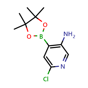 6-chloro-4-(4,4,5,5-tetramethyl-1,3,2-dioxaborolan-2-yl)pyridin-3-amine