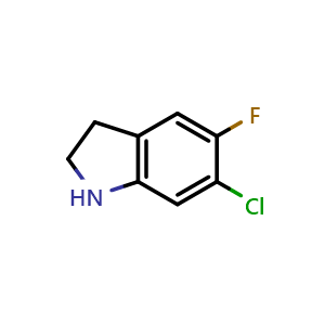 6-Chloro-5-fluoro-1H-indoline