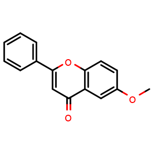 Chemical structure of 6-Methoxyflavone , CAS 26964-24-9, AChemBlock X215705