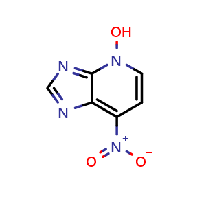 Chemical structure of 7-nitro-4h-imidazo[4,5-b]pyridin-4-ol , CAS 959046-59-4, AChemBlock X215849