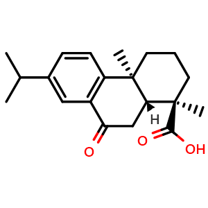 Chemical structure of 7-Oxodehydroabietic acid , CAS 18684-55-4, AChemBlock X215853