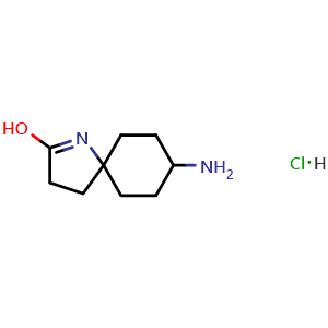 8-amino-1-azaspiro[4.5]dec-1-en-2-ol hydrochloride
