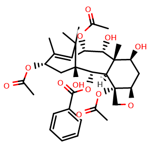 Chemical structure of 9-Dihydro-13-acetylbaccatin III , CAS 142203-65-4, AChemBlock X215926