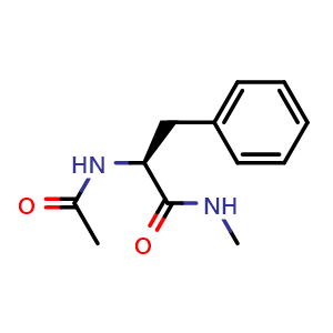 Chemical structure of AC-PHE-NHME , CAS 17186-60-6, AChemBlock X215935