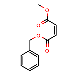 Chemical structure of Benzyl methyl maleate , CAS 105113-83-5, AChemBlock X215994