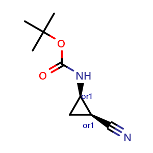 cis-(2-Cyano-cyclopropyl)-carbamic acid tert-butyl ester