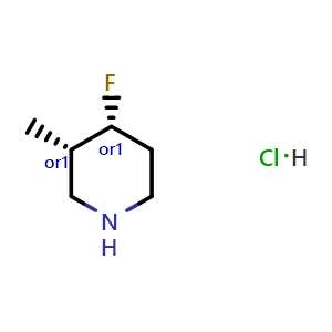 cis-4-fluoro-3-methyl-piperidine hydrochloride
