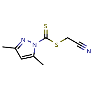 cyanomethyl 3,5-dimethyl-1H-pyrazole-1-carbodithioate