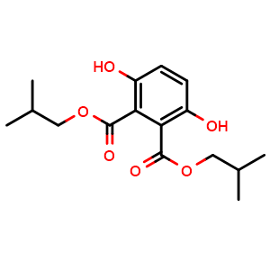 Chemical structure of diisobutyl 3,6-dihydroxyphthalate , CAS 305362-96-3, AChemBlock X216068