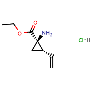ethyl (1R,2S)-1-amino-2-vinyl-cyclopropanecarboxylate hydrochloride