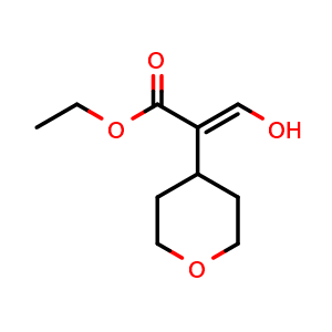 ethyl (E)-3-hydroxy-2-tetrahydropyran-4-yl-prop-2-enoate