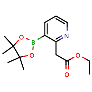 ethyl 2-[3-(4,4,5,5-tetramethyl-1,3,2-dioxaborolan-2-yl)pyridin-2-yl]acetate