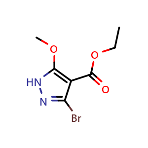 ethyl 3-bromo-5-methoxy-1H-pyrazole-4-carboxylate