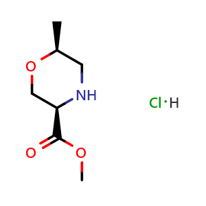 methyl (3R,6S)-6-methylmorpholine-3-carboxylate hydrochloride
