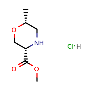 methyl (3S,6R)-6-methylmorpholine-3-carboxylate hydrochloride
