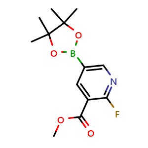 methyl 2-fluoro-5-(4,4,5,5-tetramethyl-1,3,2-dioxaborolan-2-yl)pyridine-3-carboxylate