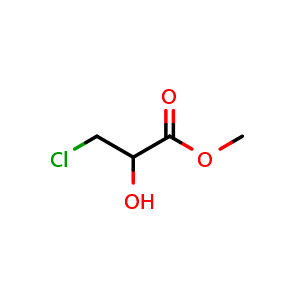 Chemical structure of methyl 3-chloro-2-hydroxypropanoate , CAS 32777-04-1, AChemBlock X216419