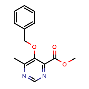 methyl 5-benzyloxy-6-methyl-pyrimidine-4-carboxylate
