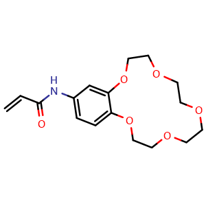 N-(2,3,5,6,8,9,11,12-octahydro-1,4,7,10,13-benzopentaoxacyclopentadecin-15-yl)prop-2-enamide