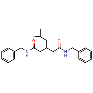 Chemical structure of n1,n5-dibenzyl-3-isobutylpentanediamide , CAS 2708287-88-9, AChemBlock X216609