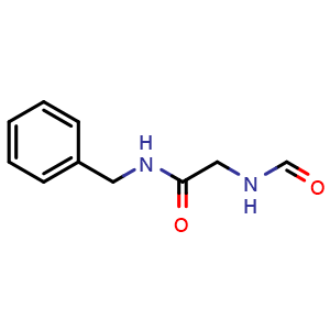 Chemical structure of N-benzyl-2-formamidoacetamide , CAS 128404-35-3, AChemBlock X216624