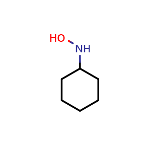 Chemical structure of N-cyclohexylhydroxylamine , CAS 2211-64-5, AChemBlock X216631