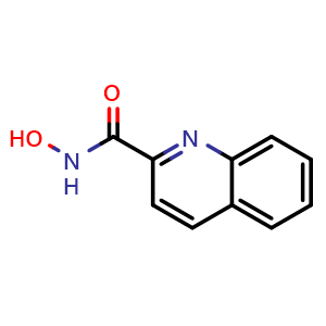 Chemical structure of n-hydroxyquinoline-2-carboxamide , CAS 37137-42-1, AChemBlock X216637