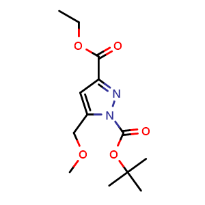 O1-tert-butyl O3-ethyl 5-(methoxymethyl)pyrazole-1,3-dicarboxylate