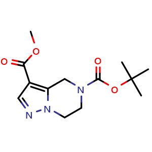 O5-tert-butyl O3-methyl 6,7-dihydro-4H-pyrazolo[1,5-a]pyrazine-3,5-dicarboxylate