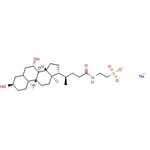 Chemical structure of Sodium tauroursodeoxycholate , CAS 35807-85-3, AChemBlock X216702