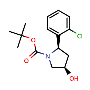 tert-butyl (2R,4R)-2-(2-chlorophenyl)-4-hydroxypyrrolidine-1-carboxylate