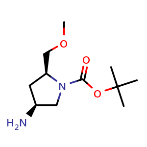 tert-butyl (2S,4S)-4-amino-2-(methoxymethyl)pyrrolidine-1-carboxylate
