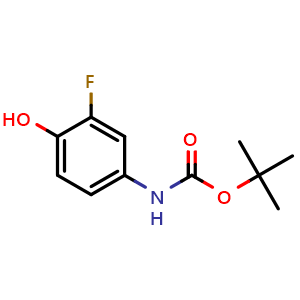 tert-butyl (3-fluoro-4-hydroxyphenyl)carbamate