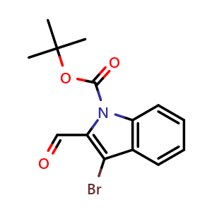 tert-butyl 3-bromo-2-formyl-1h-indole-1-carboxylate