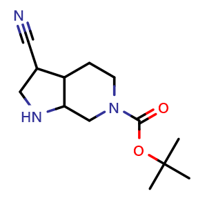 tert-butyl 3-cyano-1,2,3,3a,4,5,7,7a-octahydropyrrolo[2,3-c]pyridine-6-carboxylate