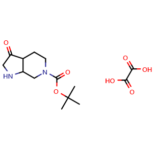 tert-butyl 3-oxo-2,3a,4,5,7,7a-hexahydro-1H-pyrrolo[2,3-c]pyridine-6-carboxylate;oxalic acid