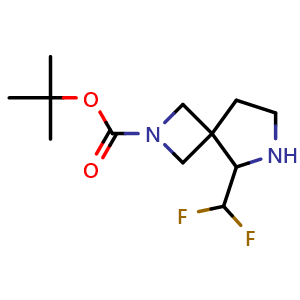 tert-butyl 5-(difluoromethyl)-2,6-diazaspiro[3.4]octane-2-carboxylate