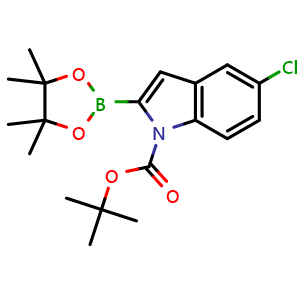 tert-Butyl 5-chloro-2-(4,4,5,5-tetramethyl-1,3,2-dioxaborolan-2-yl)-1H-indole-1-carboxylate