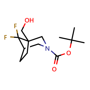 tert-butyl 8,8-difluoro-1-(hydroxymethyl)-3-azabicyclo[3.2.1]octane-3-carboxylate