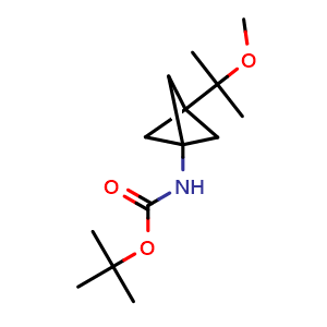 tert-butyl N-[3-(1-methoxy-1-methyl-ethyl)-1-bicyclo[1.1.1]pentanyl]carbamate