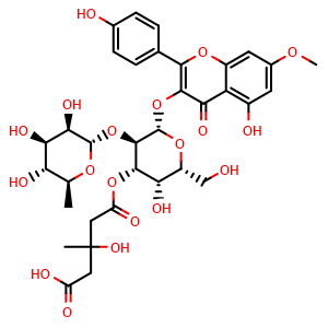 Chemical structure of Oxytroflavoside B , CAS 1391144-81-2, AChemBlock X217079