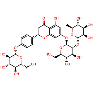 Chemical structure of Naringin 4'-glucoside , CAS 17257-21-5, AChemBlock X217094