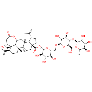 Chemical structure of Chiisanoside , CAS 89354-01-8, AChemBlock X217099