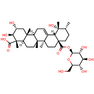 Chemical structure of Suavissimoside F1 , CAS 95645-51-5, AChemBlock X217100