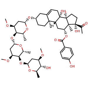 Chemical structure of Qingyangshengenin A , CAS 106644-33-1, AChemBlock X217104