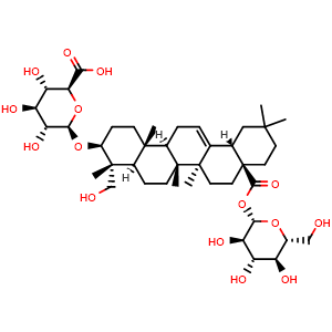 Chemical structure of Ilexoside XLVIII , CAS 129095-76-7, AChemBlock X217121