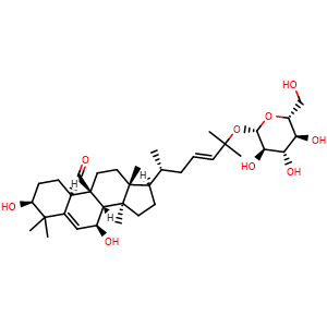Chemical structure of Momordicoside X , CAS 1333321-50-8, AChemBlock X217132