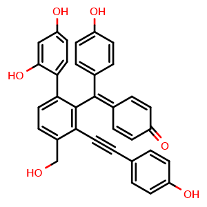 Chemical structure of Selaginellin F , CAS 1340493-24-4, AChemBlock X217147